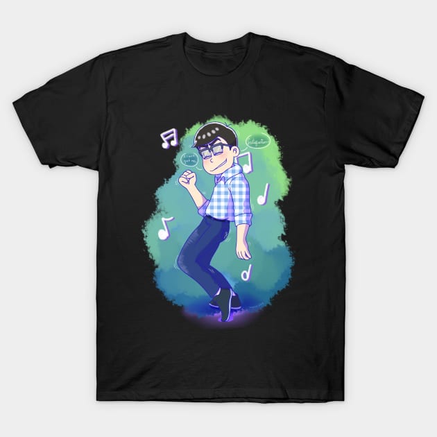 Boogie Oogie - Karamatsu (Osomatsu-san) T-Shirt by UndertaleSquirrel